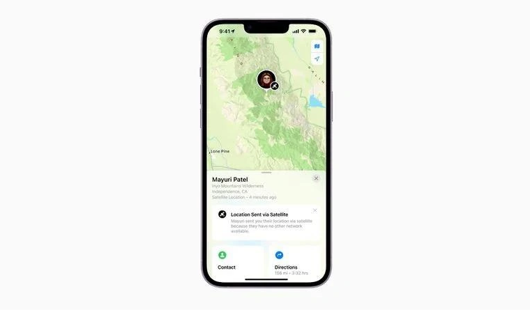 南山苹果14维修分享iPhone14系列中 FindMy功能通过卫星分享位置方法教程 