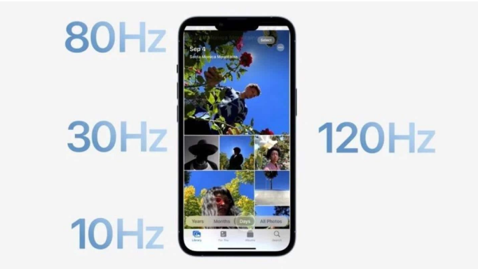南山苹果14维修分享iPhone 14有高刷吗 