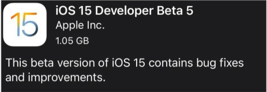 南山苹果手机维修分享如何升级到iOS15.0 beta5 